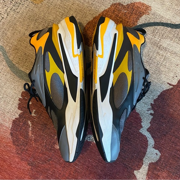 PUMA Men’s size 14 RS-Fast Trainers Sneakers - Yellow/Gray/Black LIKE NEW - Picture 4 of 8